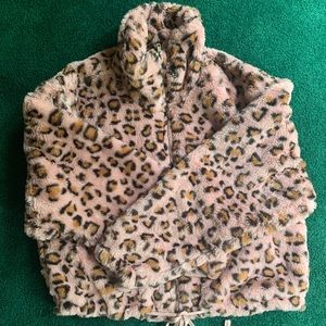 PInk cheetah print Victoria secret jacket